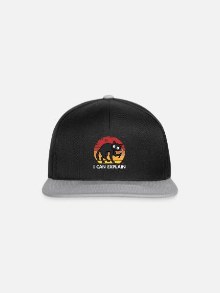 I Can Explain - Snapback Cap - Schwarz/Grau