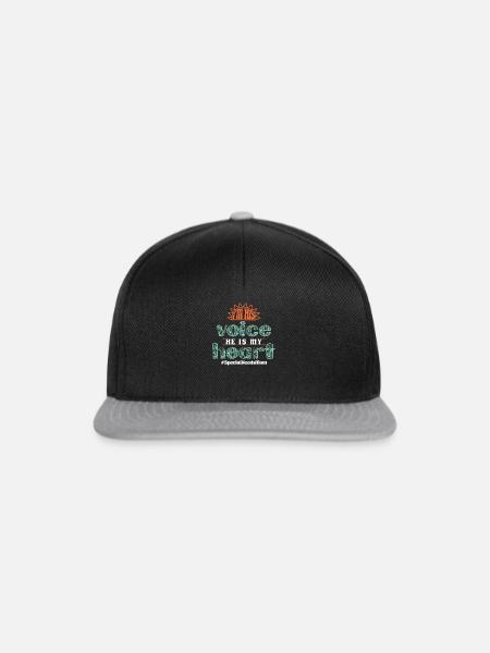 Inklusion Awareness Vielfalt handicap - Snapback Cap - Schwarz/Grau