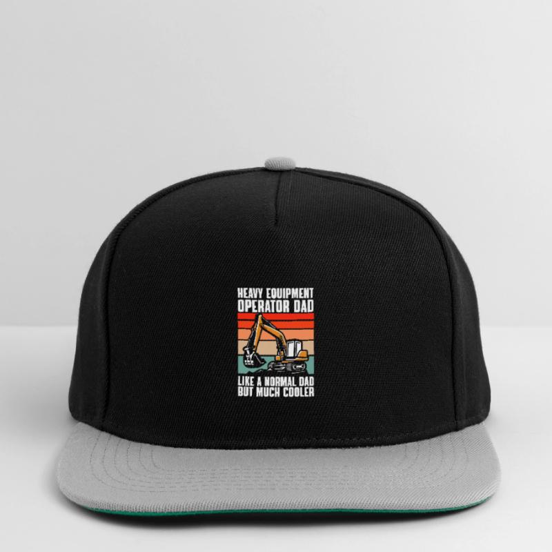 Construction machinery operator Excavator driver Excavator driver Construction workers Snapback Cap