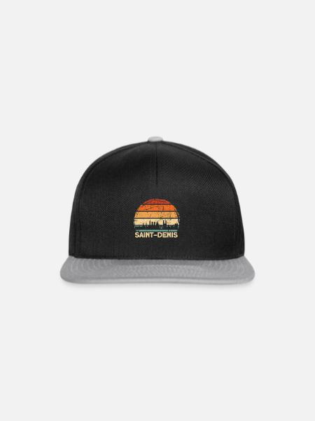 Saint-Denis - Snapback Cap - Schwarz/Grau