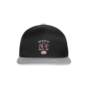 Savonnier Savon Fabriqué maison Chaudière à savon - Casquette snapback - noir/gris - Devant