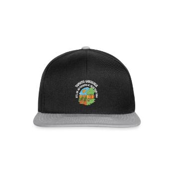 Tomate Jardinier Amoureux Drôle de Jardinier - Casquette snapback - noir/gris - Devant