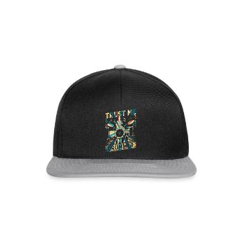 Croyez-moi, je suis un batteur Batterie Instrument Batterie Dr - Casquette snapback - noir/gris - Devant