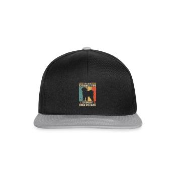 This is a Schnoodle thing - Snapback Cap - Schwarz/Grau - Vorne