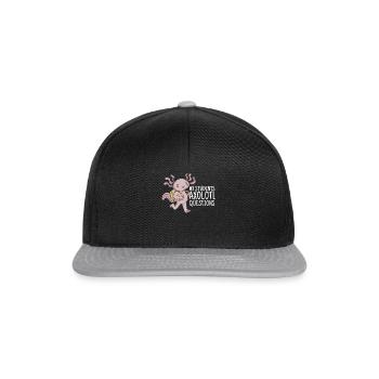 Kunstlehrer Malerschule Künstlerpinsel - Snapback Cap - Schwarz/Grau - Vorne