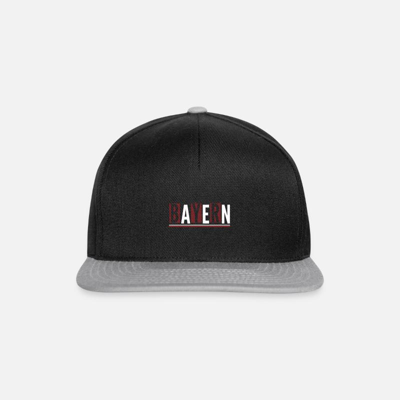 BAYERN - Snapback Cap - Schwarz/Grau