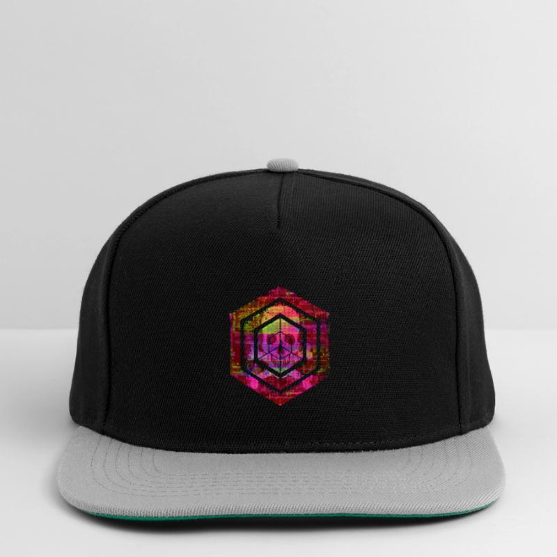 Hexagon-Programmierung Programmierer Codierung geometrisch Snapback Cap