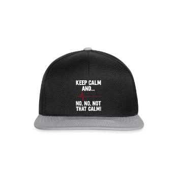 Kardiologie Krankenschwester Kardiologe - Snapback Cap - Schwarz/Grau - Vorne