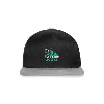 Amateur Radio Radio Funker Cadeau - Casquette snapback - noir/gris - Devant