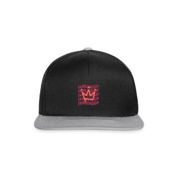 Fahrschule Berufsbezeichnung Fahrlehrerin - Snapback Cap - Schwarz/Grau - Vorne