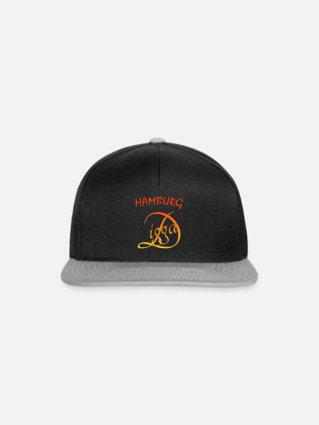 Hamburg Digga, Digga Hamburg - Snapback Cap - Schwarz/Grau