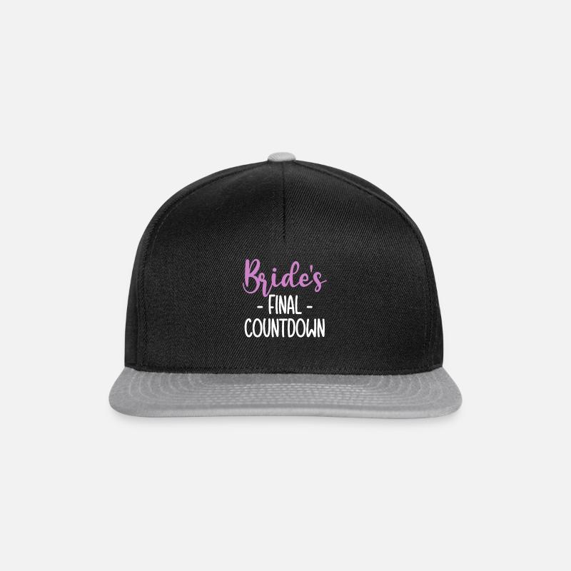Brides Final Contdown - Snapback Cap - Schwarz/Grau