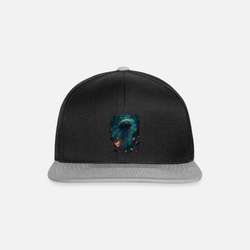Jellyfish - Snapback Cap - black/grey