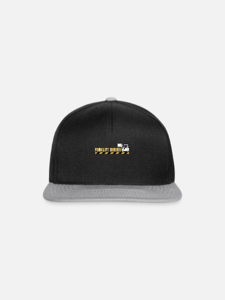 Staplerfahrer Stapler - Snapback Cap - Schwarz/Grau