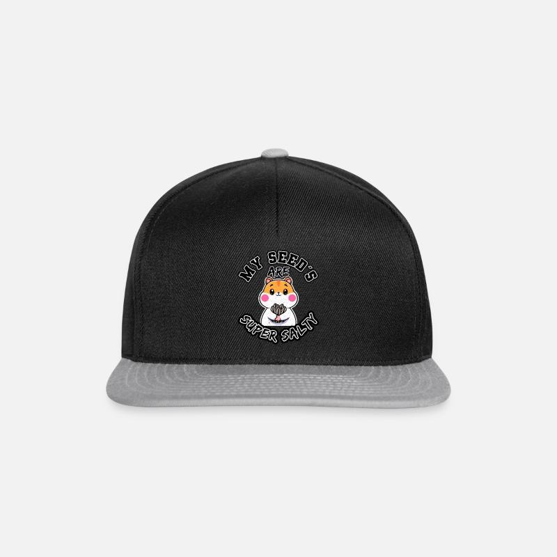 My Seeds are super salty - Snapback Cap - Schwarz/Grau