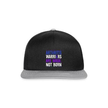 Les guerriers de l’arthrite sont faits, pas nés - Casquette snapback - noir/gris - Devant