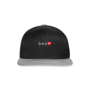 Accessoires pour chiens Rottweiler Propriétaires de chiens - Casquette snapback - noir/gris - Devant