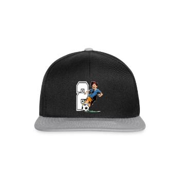 Football Birthday - 2 year old boy - 2. - Snapback Cap - black/grey - Front
