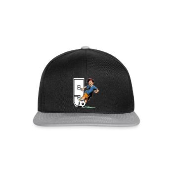 Football Birthday - 5 years old Boy - 5. - Snapback Cap - black/grey - Front