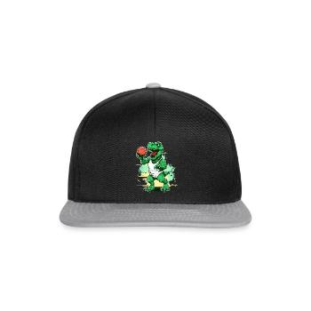 Basketball Dino - Dinosaure pour enfants - Casquette snapback - noir/gris - Devant
