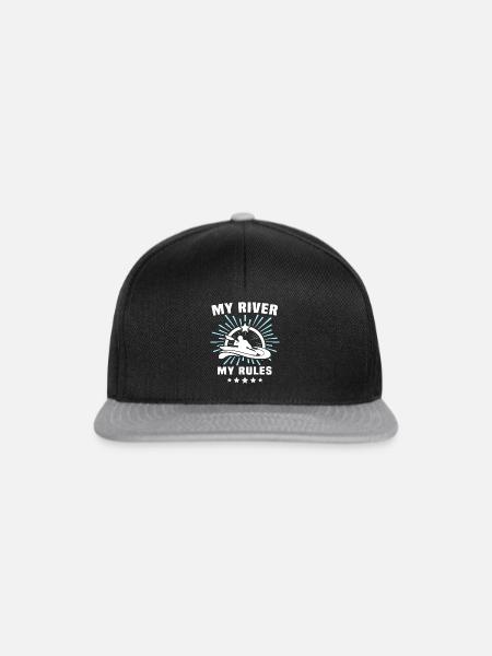 Kayaking Kayak - Snapback Cap - Schwarz/Grau