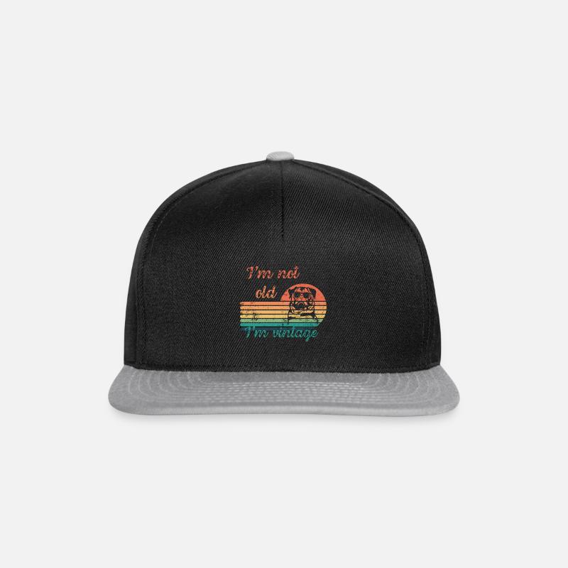 Mops - Snapback Cap - Schwarz/Grau