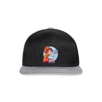 Tennis spieler Geburtstag - 2 Jahre Alter Junge - - Snapback Cap - Schwarz/Grau - Vorne
