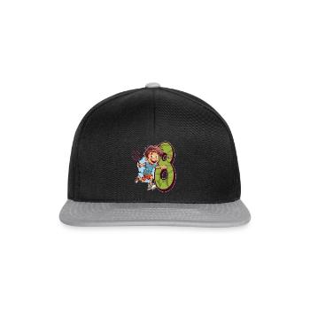 J’ai 8 ans Badminton Kid - Badminton - Casquette snapback - noir/gris - Devant