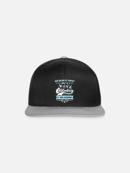 Oldenburg Sprüche Oldenburger Spruch - Snapback Cap - Schwarz/Grau