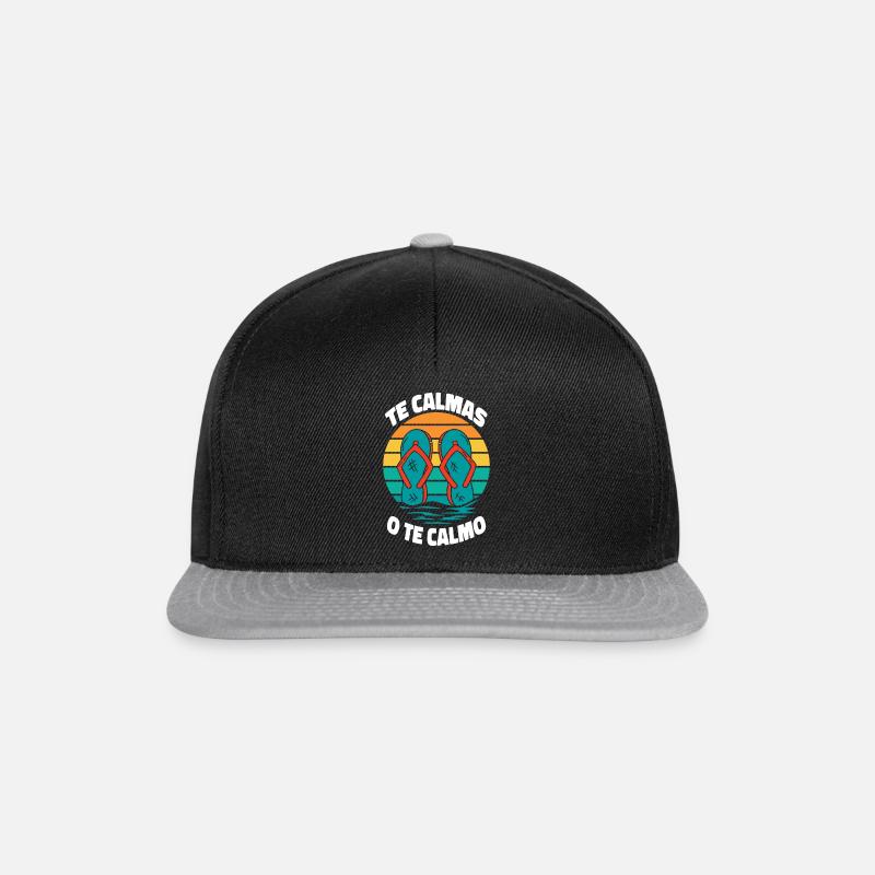 Te Calmas O Te Calmo Regalo Para Mama Spanish - Snapback Cap - black/grey