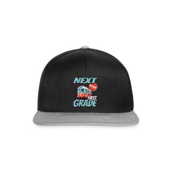 Nearest stop: First Class - Kids - Snapback Cap - black/grey - Front