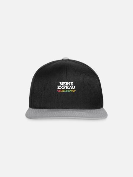 Scheidungsparty Finally Divorced Scheidung - Snapback Cap - Schwarz/Grau