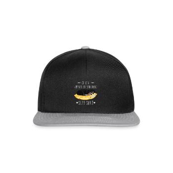 Appenzeller Mountain Dog Sleep Shirt - Snapback Cap - black/grey - Front