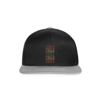 Cellerin Celler Celle - Casquette snapback - noir/gris - Devant