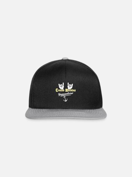 Kreuzfahrtschiff Kreuzfahrt - Snapback Cap - Schwarz/Grau