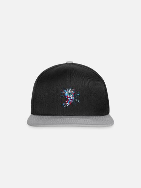 IA Intelligence Artificielle Robot IA Robotique - Casquette snapback - noir/gris