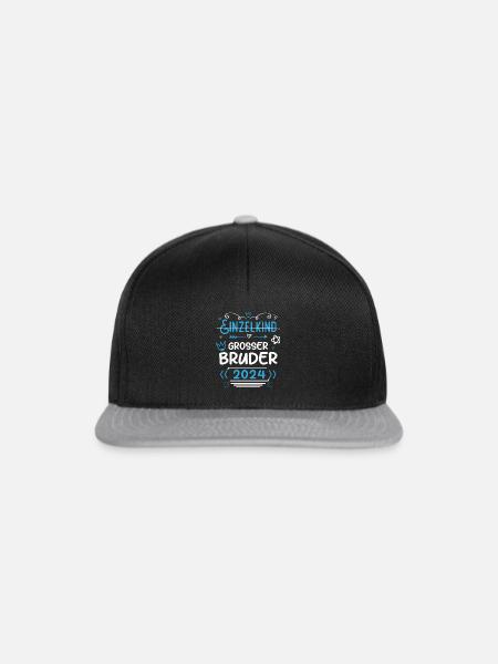 Großer Bruder 2024 - Snapback Cap - Schwarz/Grau