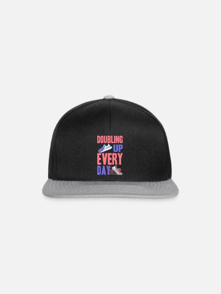 Sneakerhead Sammler - Snapback Cap - Schwarz/Grau