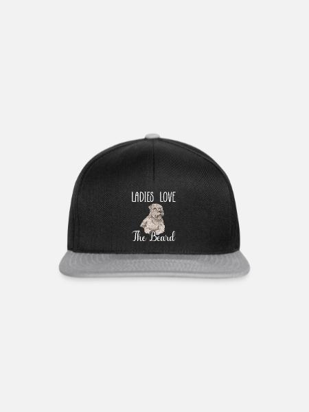 Irish Soft Coated Wheaten Terrier - Snapback Cap - Schwarz/Grau