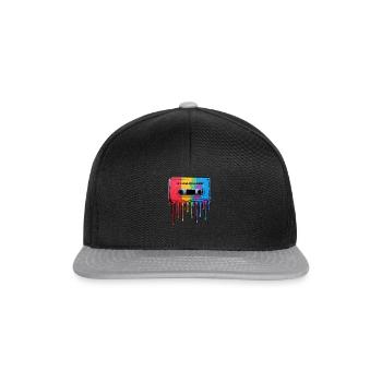 Cassette Drops - Snapback Cap - black/grey - Front