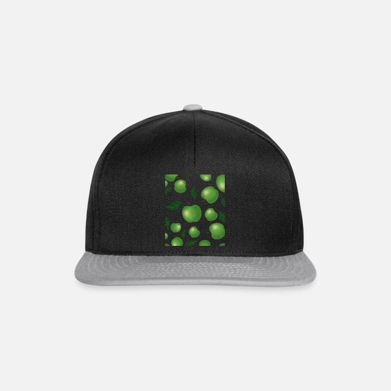 Apple - Snapback Cap - black/grey