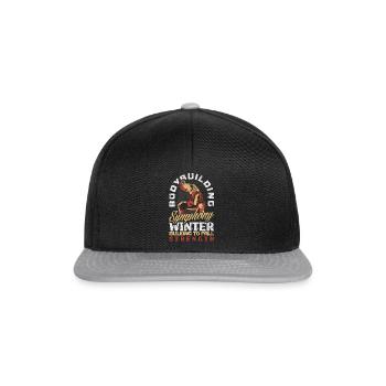 Bodybuilding Symphony Winter Bulking to Fall - Snapback Cap - Schwarz/Grau - Vorne