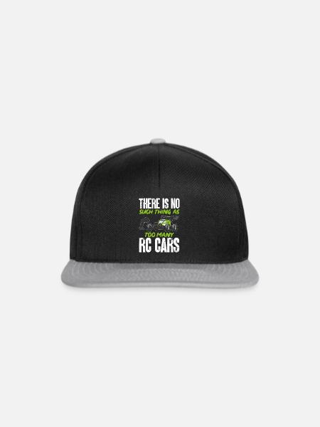 RC Car Ferngesteuertes Auto - Snapback Cap - Schwarz/Grau