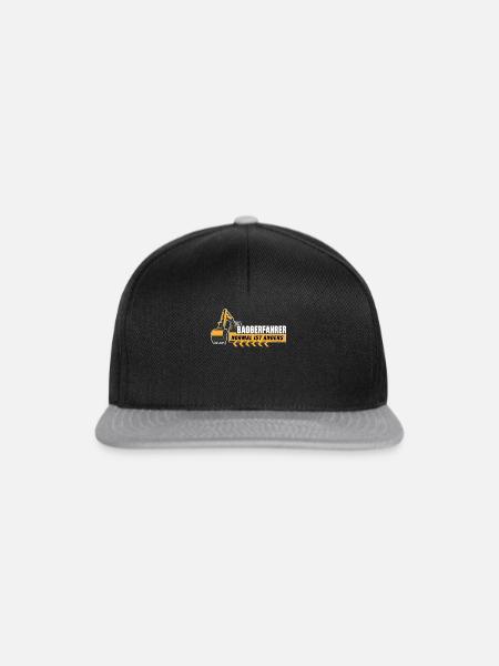 Baggerführer - Snapback Cap - Schwarz/Grau