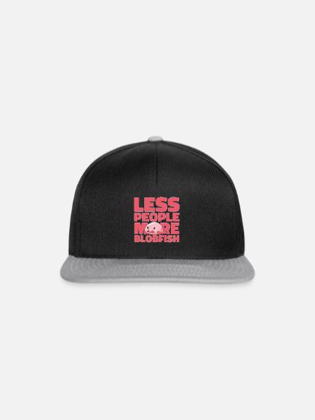 Blobfisch - Snapback Cap - Schwarz/Grau