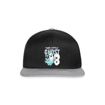 Ce petit ravageur a 8 - huit ans - 8. - Casquette snapback - noir/gris - Devant
