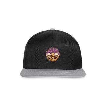 70s 80s CA Retro Sunset Santa Cruz T-Shirt - Casquette snapback - noir/gris - Devant