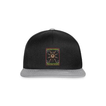 Tarentule sur 8 pattes tarentules cadeau - Casquette snapback - noir/gris - Devant