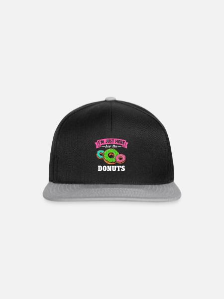 Donuts - Snapback Cap - Schwarz/Grau