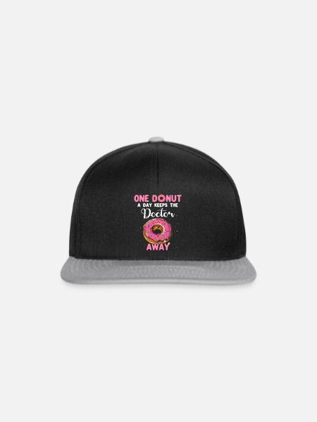 Donuts Pink Doughnuts - Snapback Cap - Schwarz/Grau
